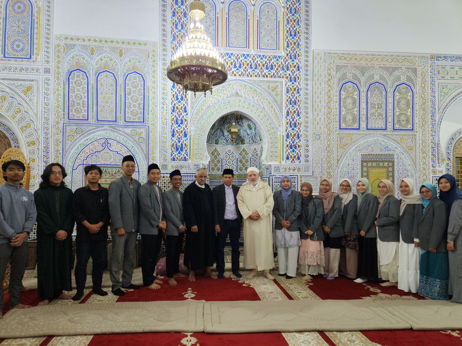 Wakil Rektor Universitas al-Qarawiyyin Menerima Mahasiswa PKUMI Program Short Course Maroko 2023